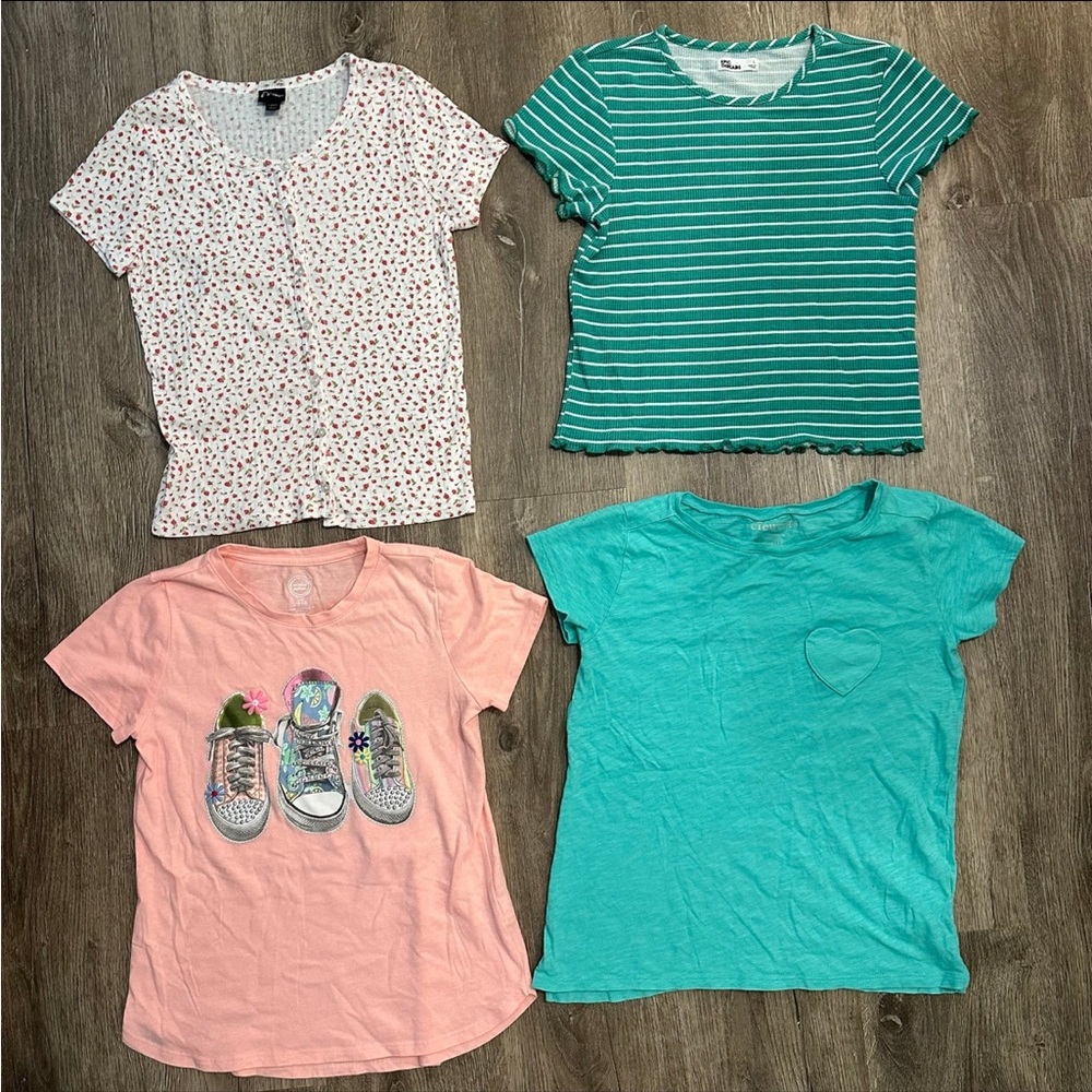Colorful T-Shirt Bundle of 4 Tops